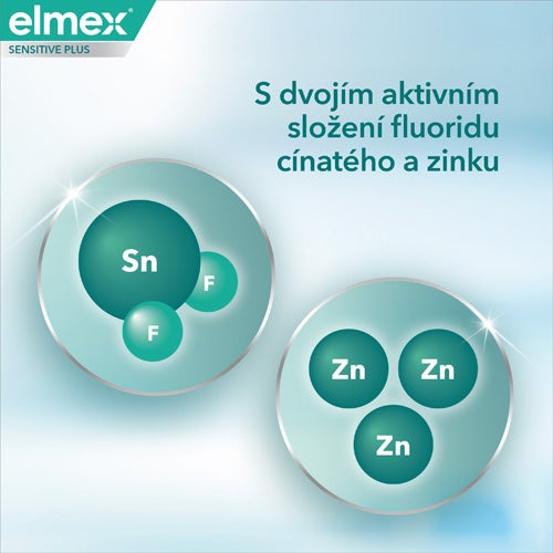 S dvojím aktivním složení fluoridu cínatého a zinku